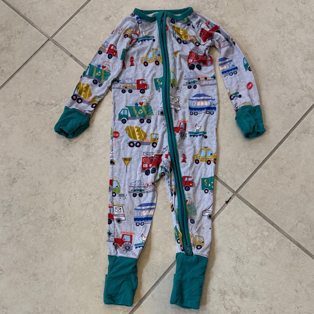 Little Sleepies Cars 6-12 months